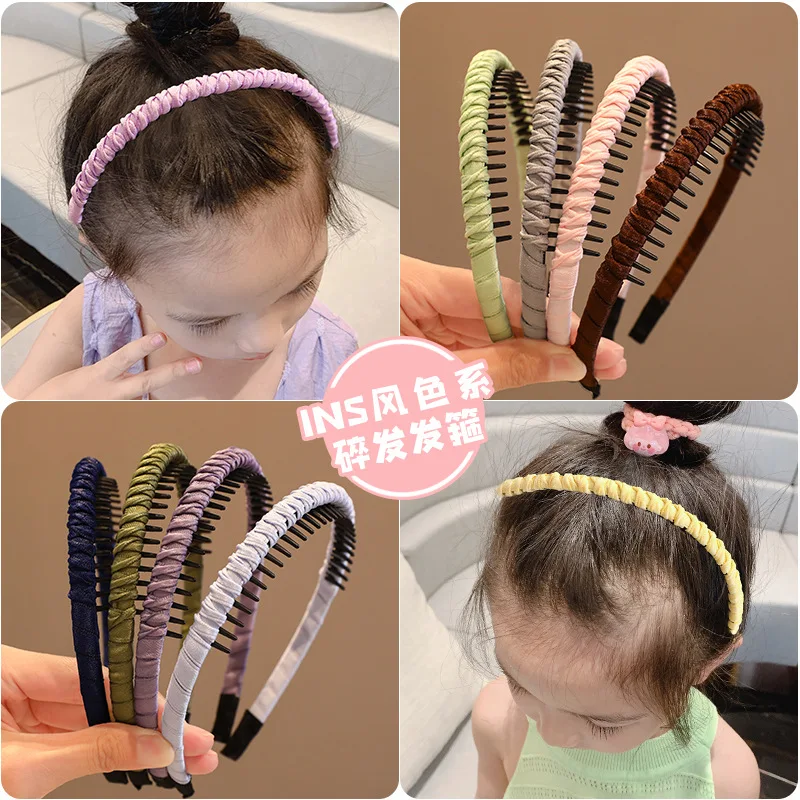 Diadema antideslizante con dientes para pelo infantil sin tirones - imagen 5