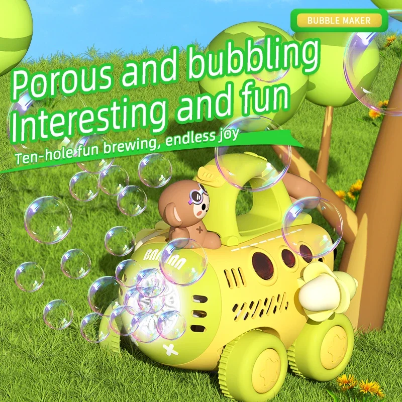 Máquina de burbujas con animal, luces y música para niños pequeños - imagen 3