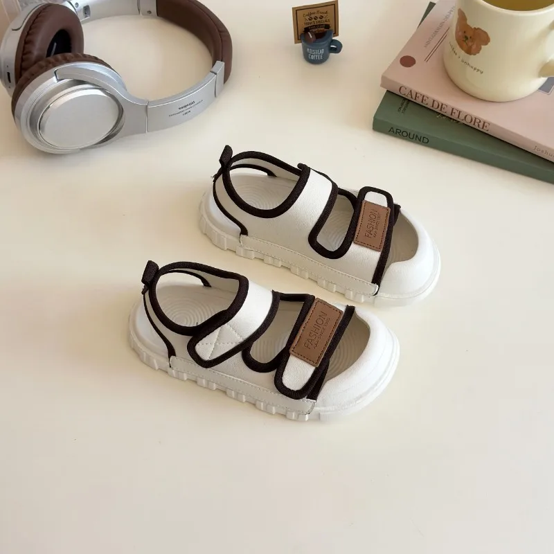 Sandalias antideslizantes de suela blanda infantiles de verano - imagen 3