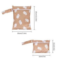 Elinfant Bolsa seca y húmeda práctica – para bebé, playa y pañales