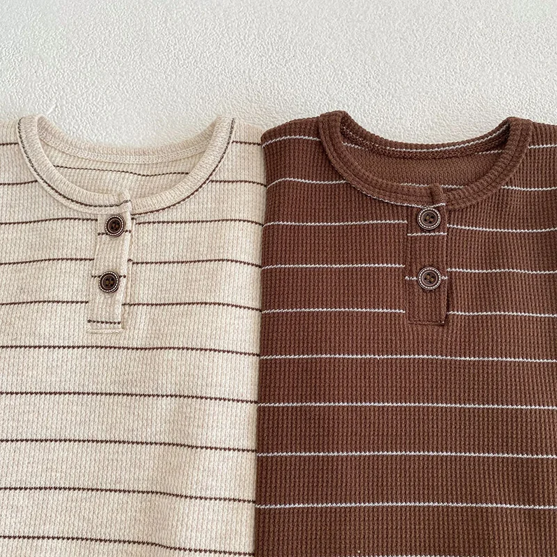 MILANCEL 2024 conjunto bebé verano con camiseta rayada y bombacho - imagen 2