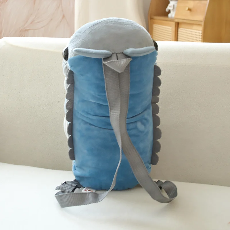 Mochila de peluche gusano sandía para niños - imagen 3