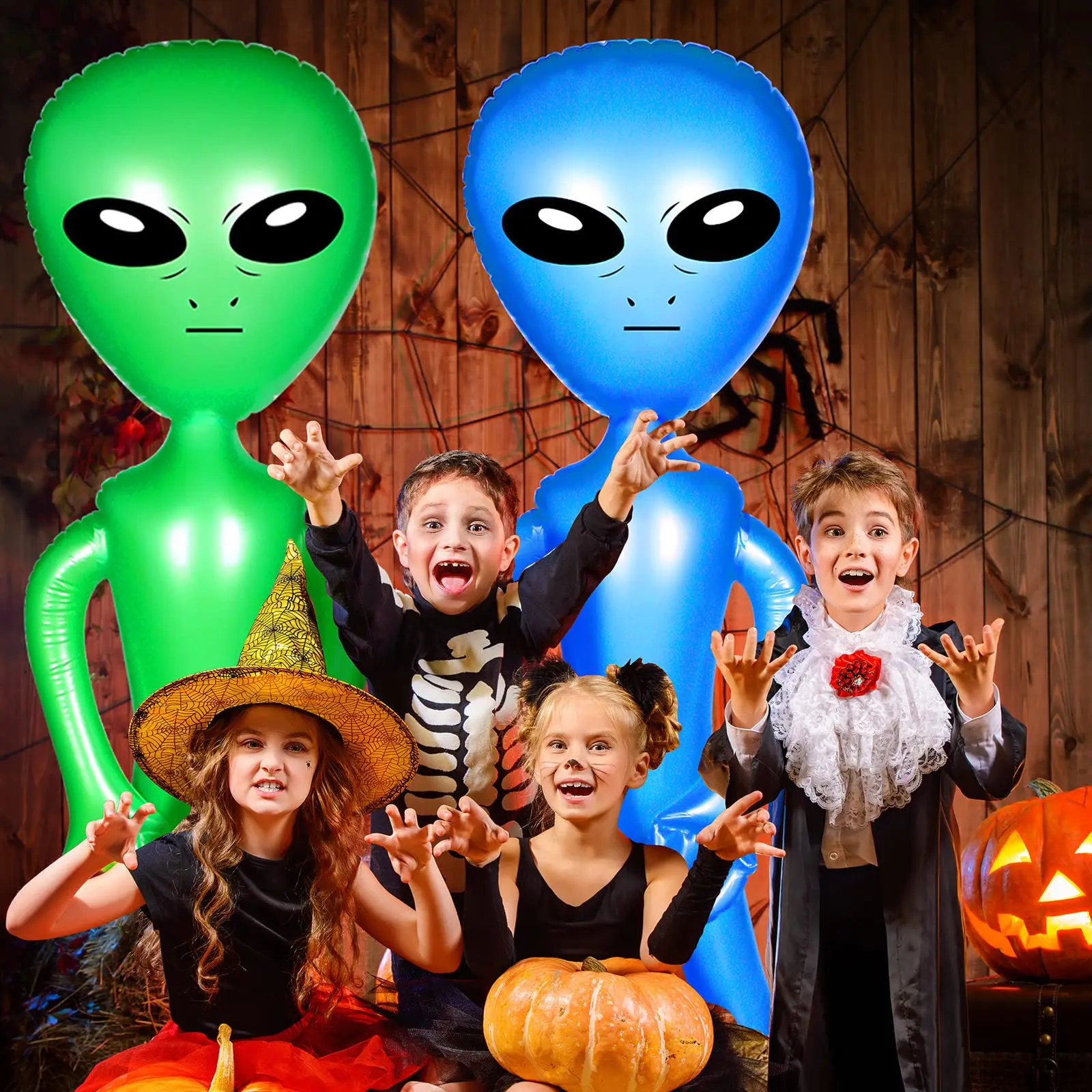Alienígenas inflables para decoración festiva