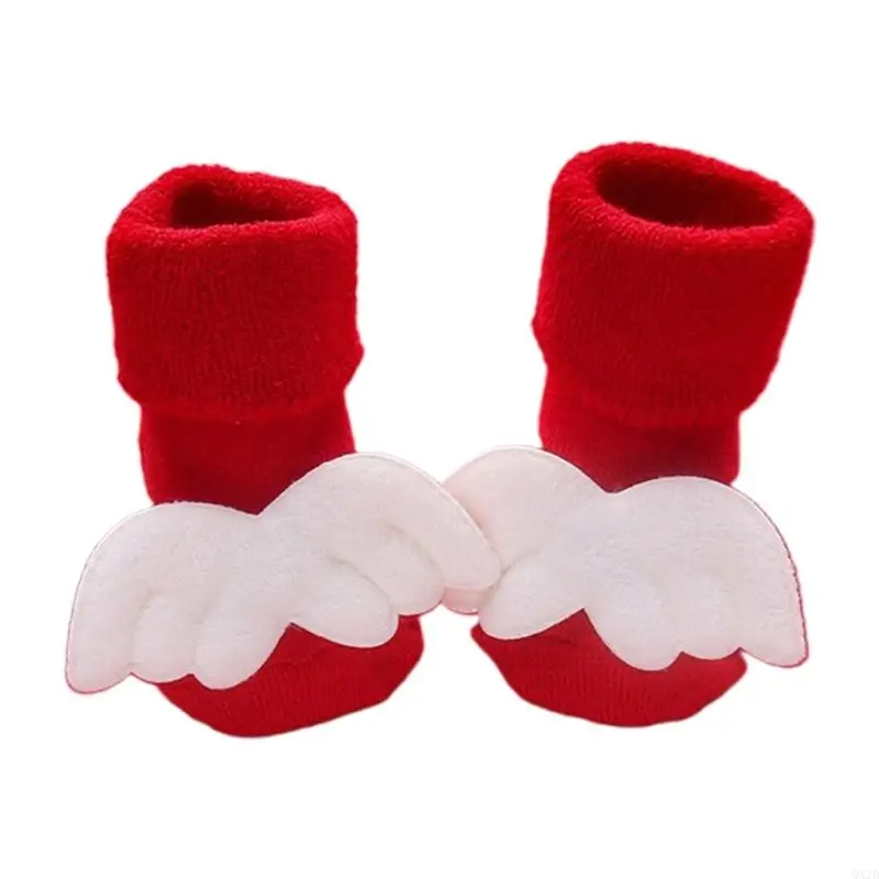 Calcetines navideños de algodón suave para bebé - imagen 5