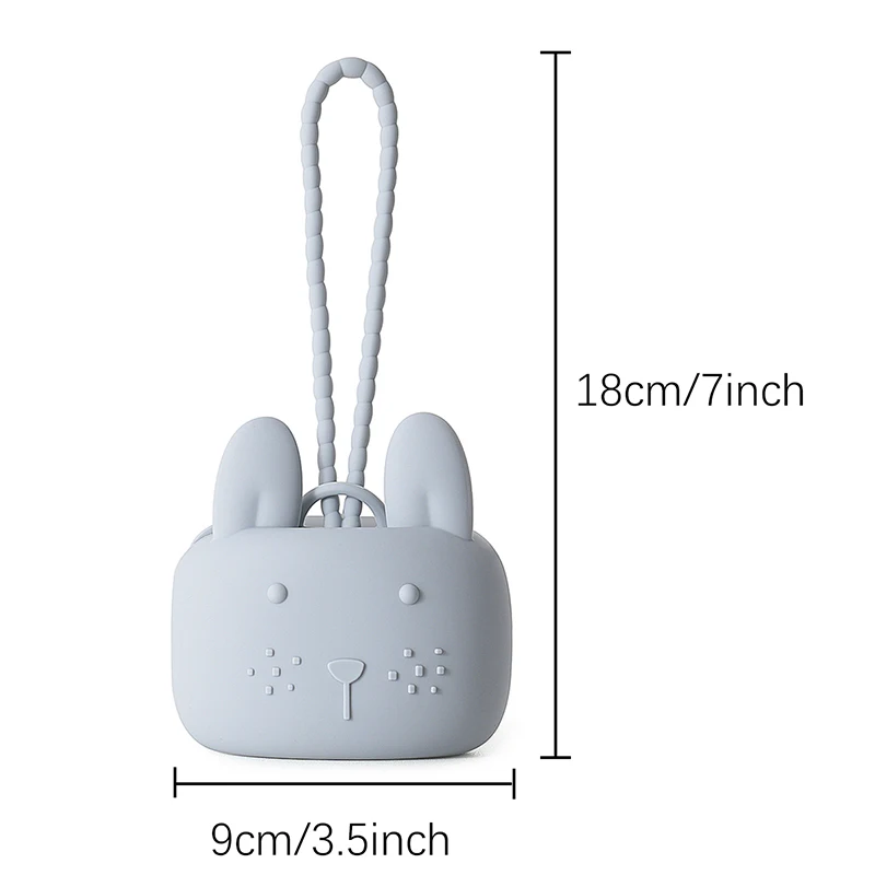 Portachupetes de silicona con clip para bebé – Suave y seguro - imagen 2