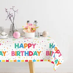 Mantel fiesta cumpleaños con globos – Decoración infantil para mesa