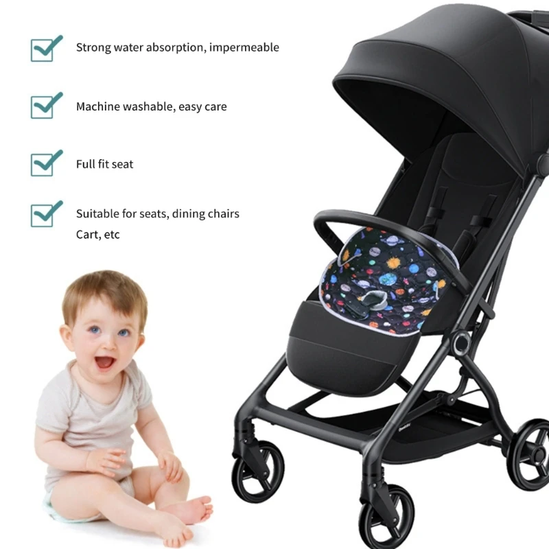 Almohadilla antideslizante para coche con dibujos animados lavable
