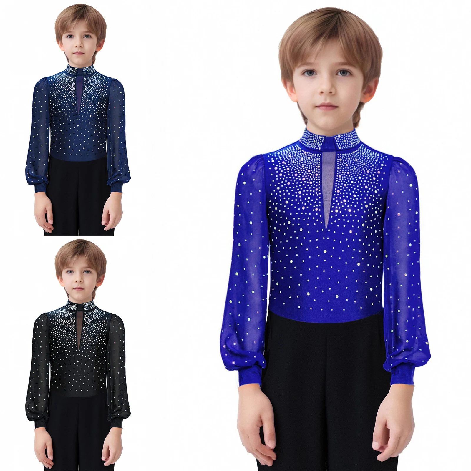 Leotardo de baile para niño con brillantes - imagen 4