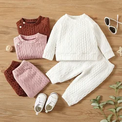 Conjunto bebé recién nacido manga larga y pantalón – otoño invierno