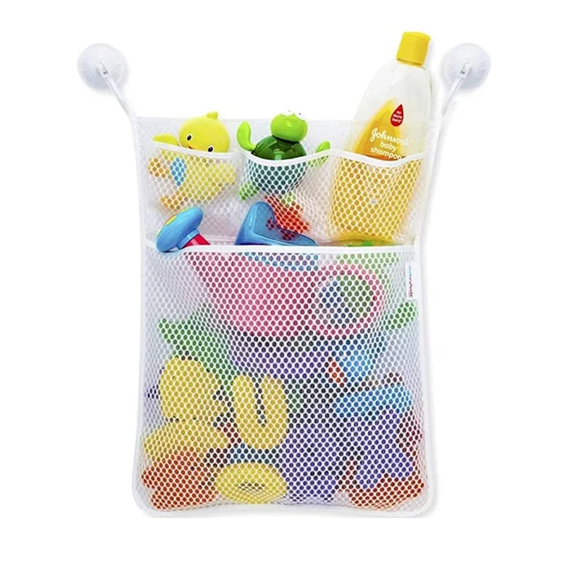 Malla organizador baño bebé ventosas juguetes - imagen 5