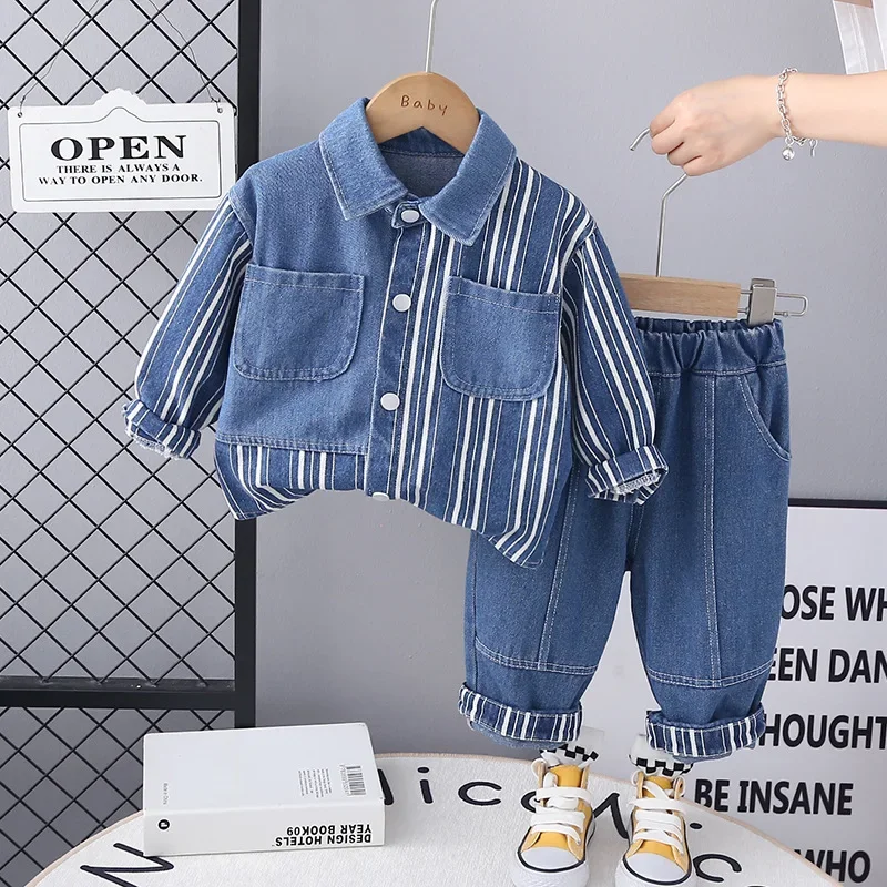 Chándal bebé chaqueta y pantalón primavera otoño Conjunto infantil - imagen 3