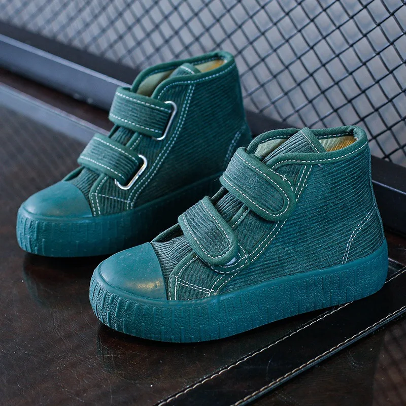 Zapatillas infantiles de pana antideslizantes para otoño - imagen 5