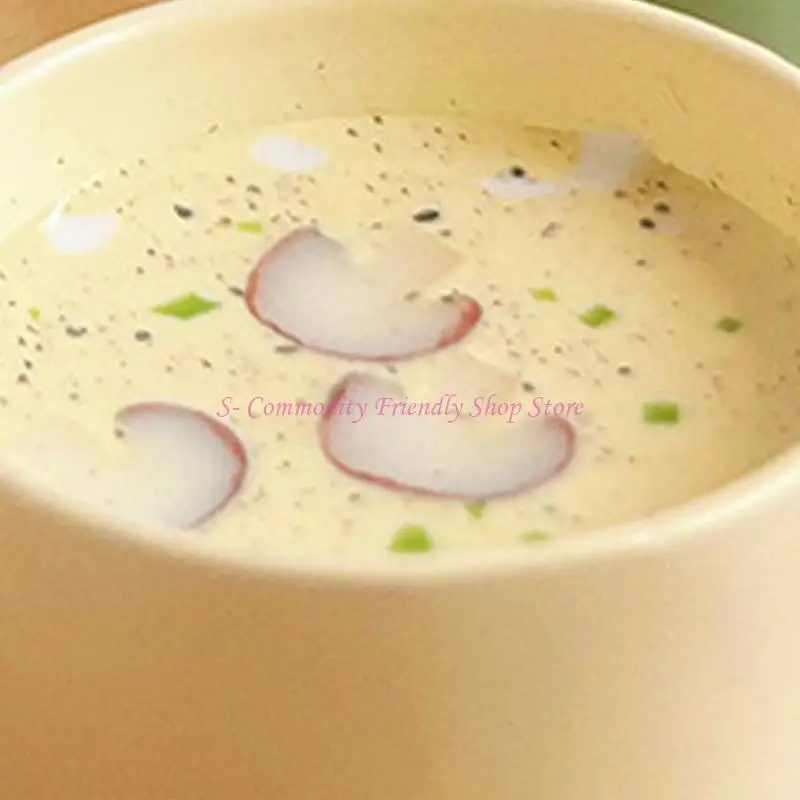 Accesorio para casa de muñecas: crema champiñones miniatura artesanal - imagen 3