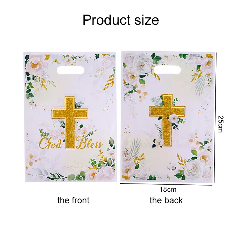 Bolsas de regalo reutilizables Dios te bendiga para pequeños - imagen 4