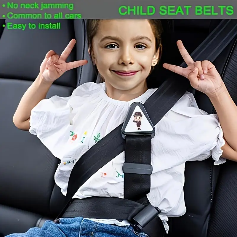 Protector de cinturón de seguridad infantil con fijación ajustable - imagen 5