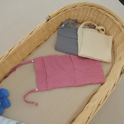 Organizador de cuna con bolsa colgante para almacenamiento bebé