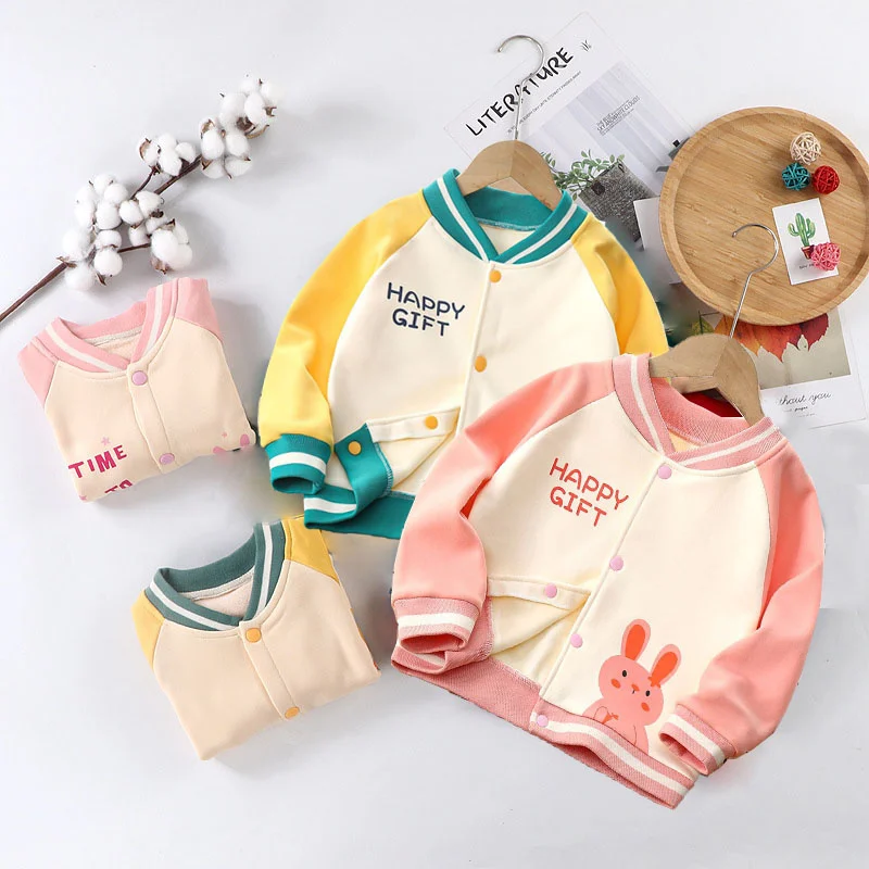 Chaqueta acolchada infantil de béisbol con dibujos para entretiempo - imagen 2
