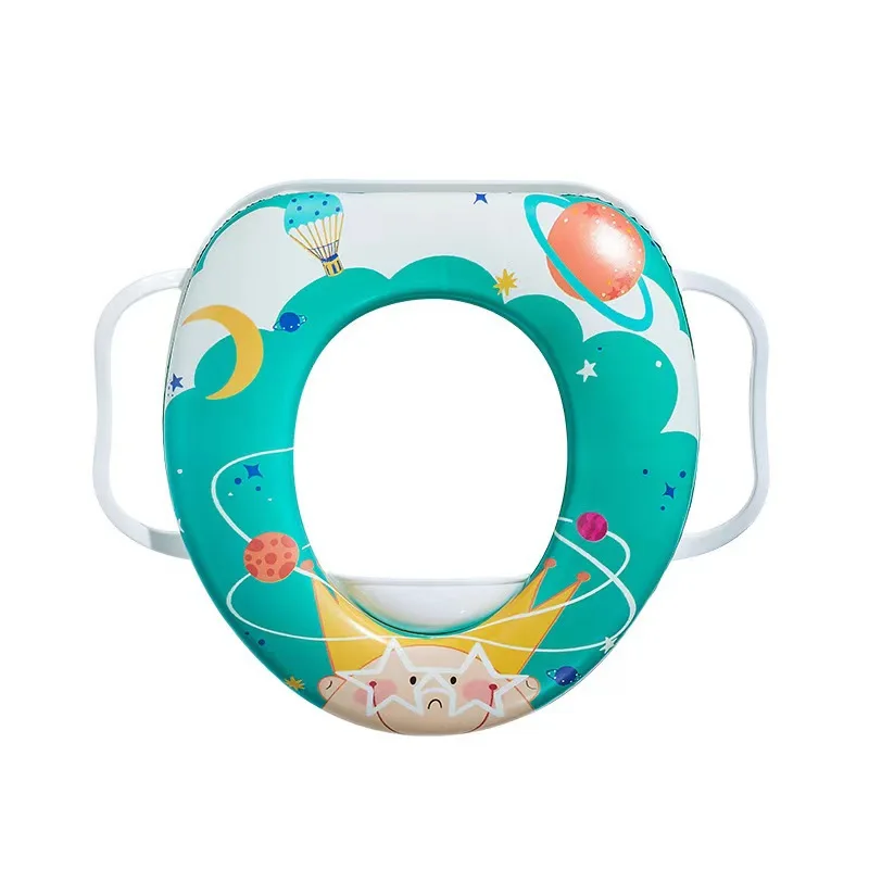 Asiento de WC infantil de PVC blando con asas – dibujos surtidos - imagen 5