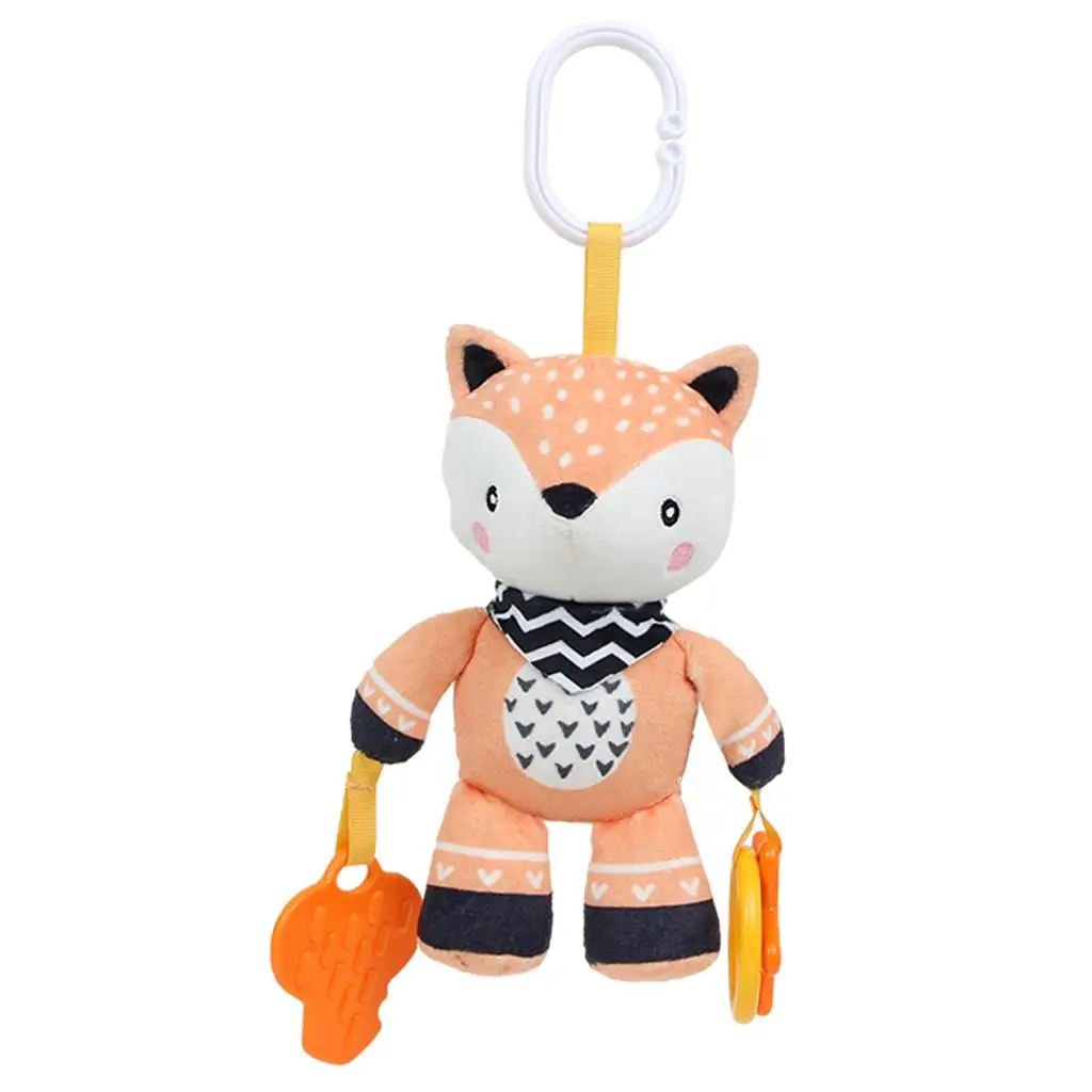 Sonajero peluche colgante para cochecito, silla de paseo - imagen 3