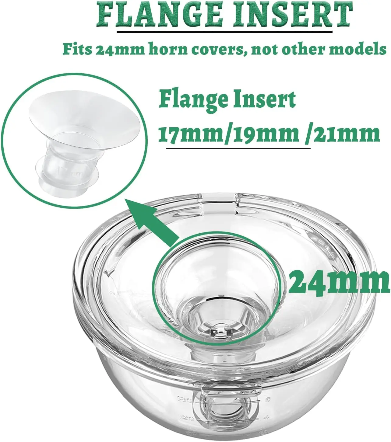 Inserto brida Medela para extractor leche S9/S10/S12 – Tallas 17/19/21mm - imagen 2