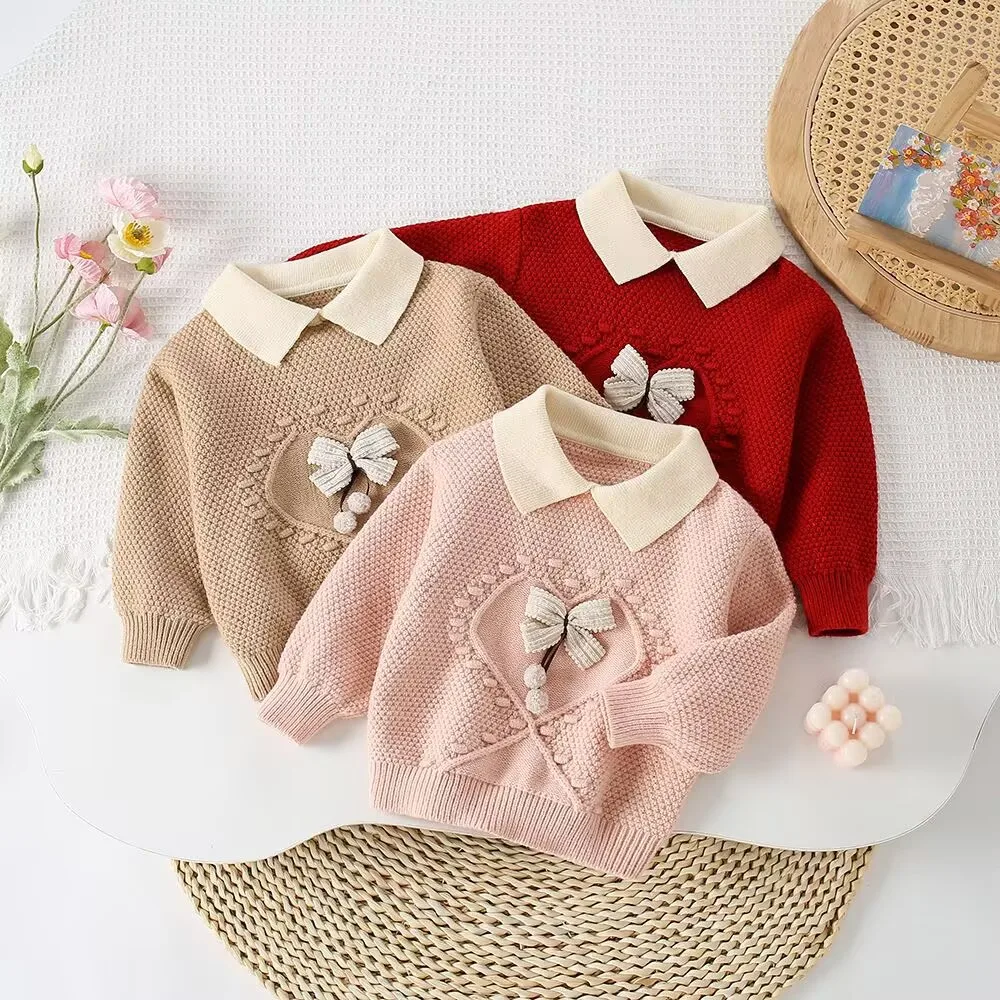 MILANCEL Conjunto de suéter de otoño para niños 9M-5T con falda - imagen 4