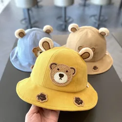 Gorra infantil orejas oso – Protección solar niños transpirable