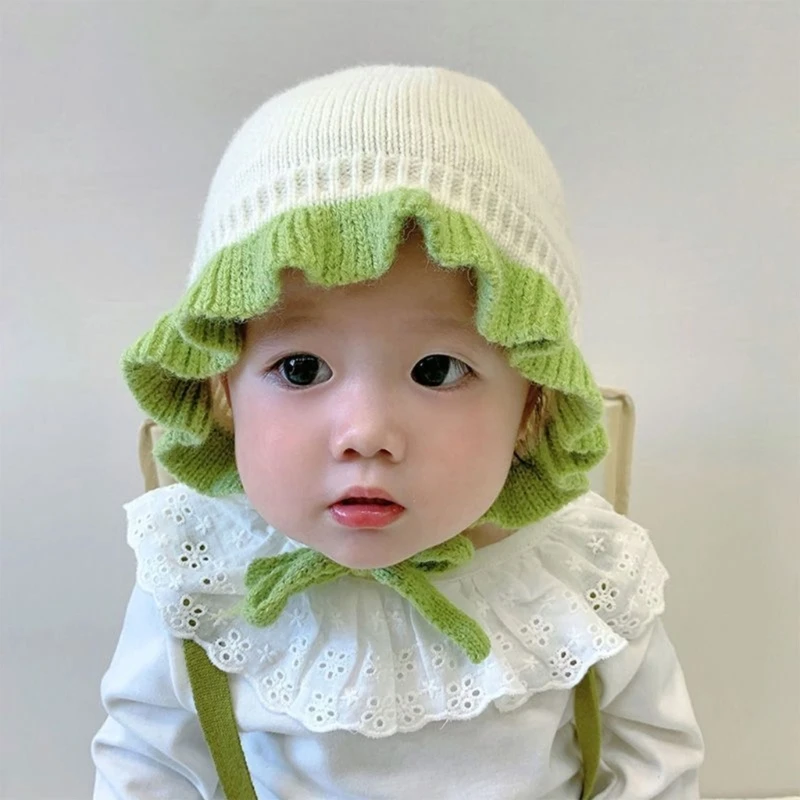 Gorro con orejeras de punto para bebé y niño, abrigo invierno - imagen 4