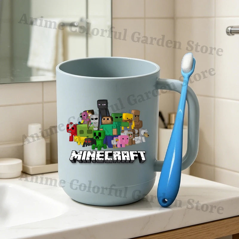 Vasos con estética anime para baño infantil