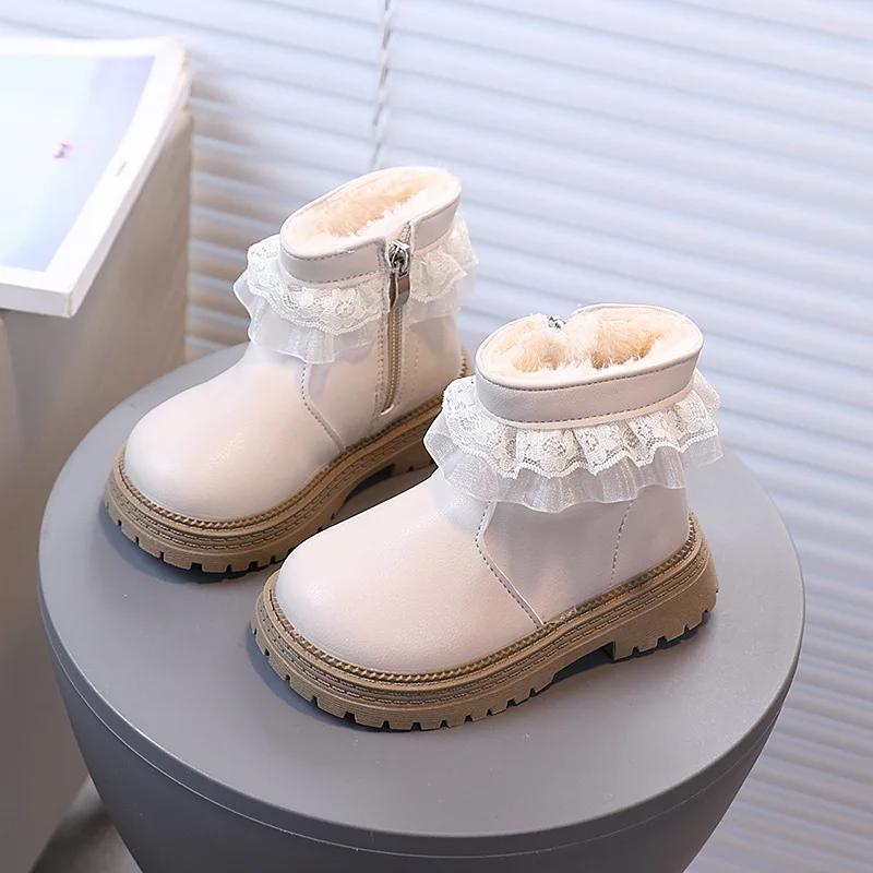 Botas de invierno para niñas antideslizantes cálidas y cómodas - imagen 2