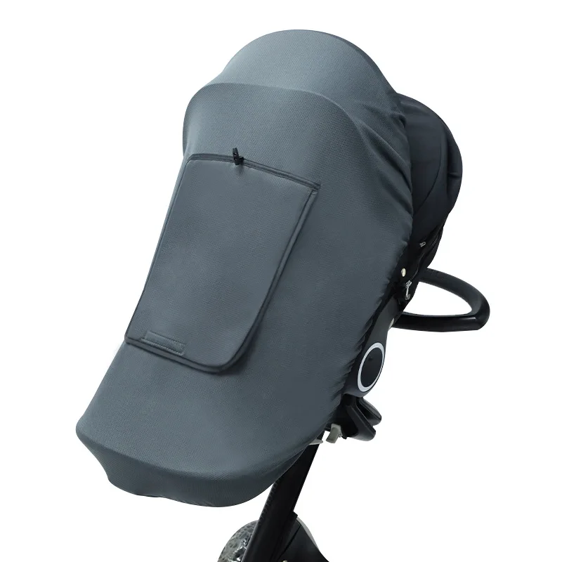 Parasol bidireccional para cochecito de bebé con protección UV - imagen 5