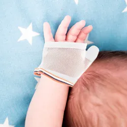 Guantes protectores bebé antisuciedad transpirables de secado rápido
