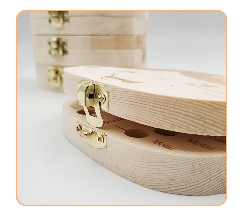 Caja con forma de niña para recuerdos de bebé