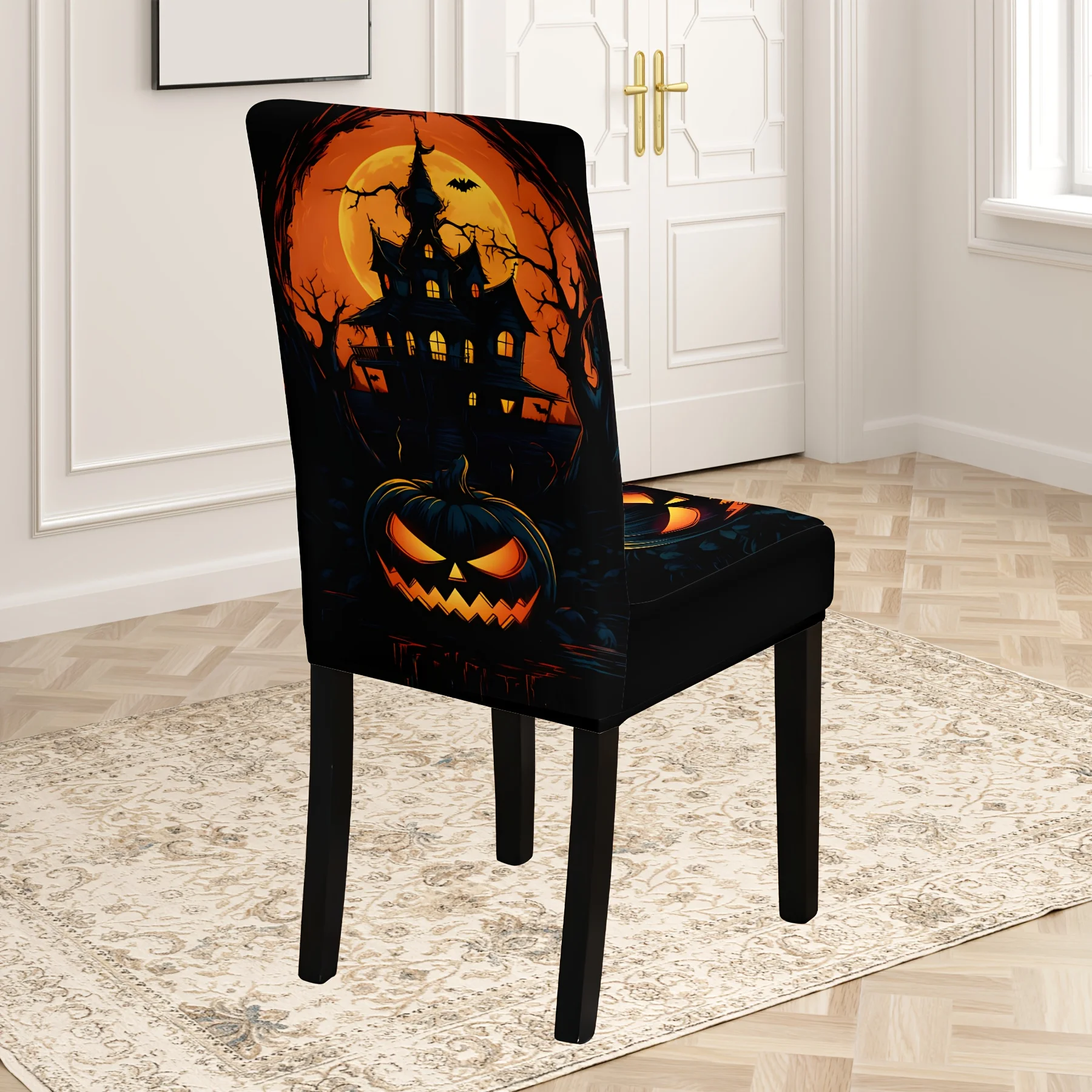 Decoración de comedor estilo Halloween