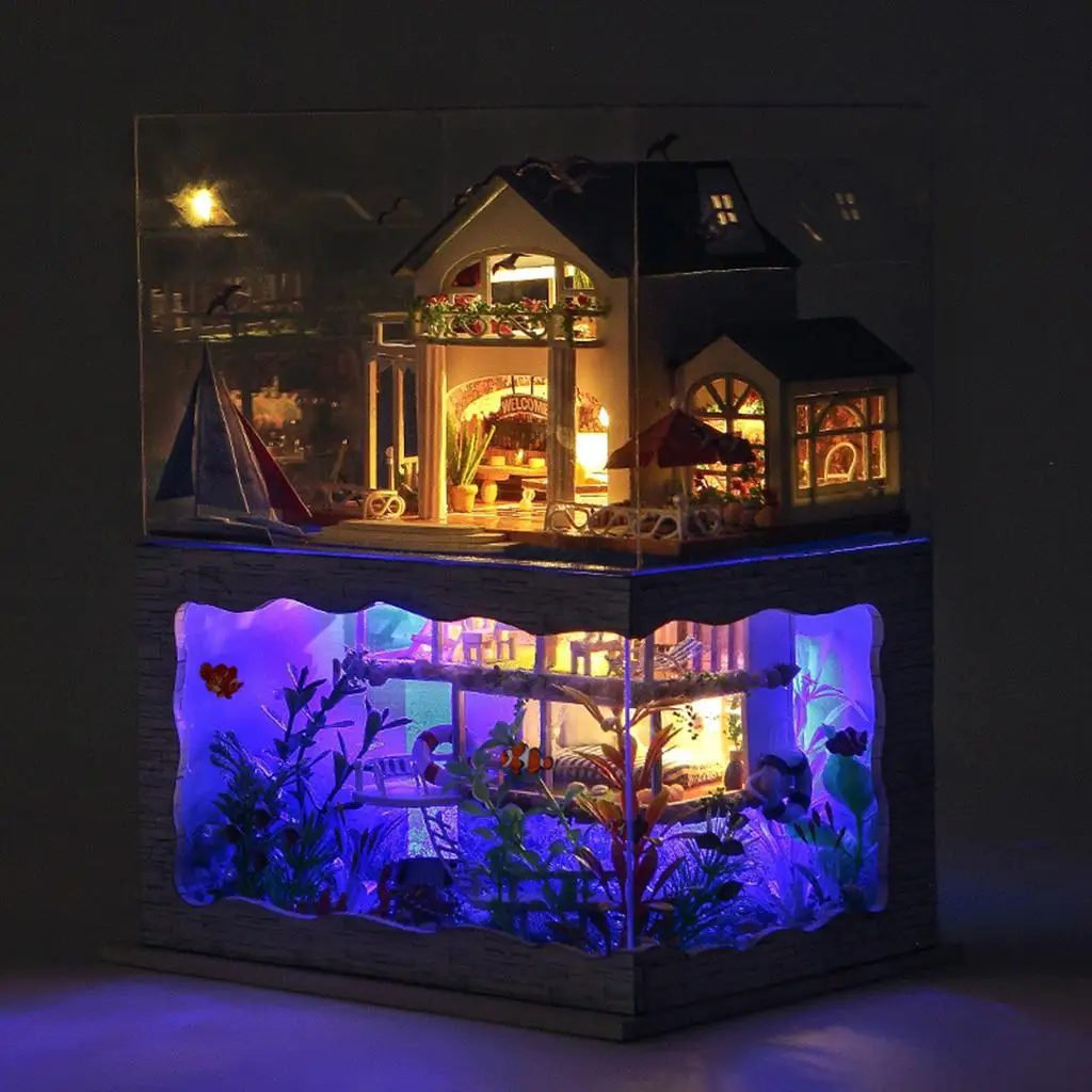 Detalle del kit y ambiente iluminado