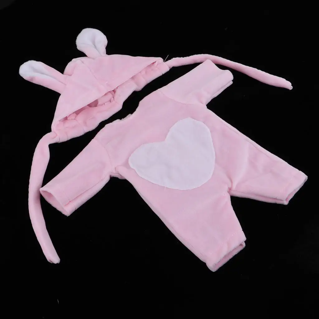 Ropa para muñecas Mellchan: mono de felpa con sombrero conejo - imagen 3