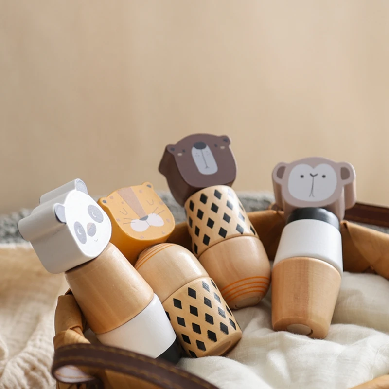 Detalles de las piezas de madera