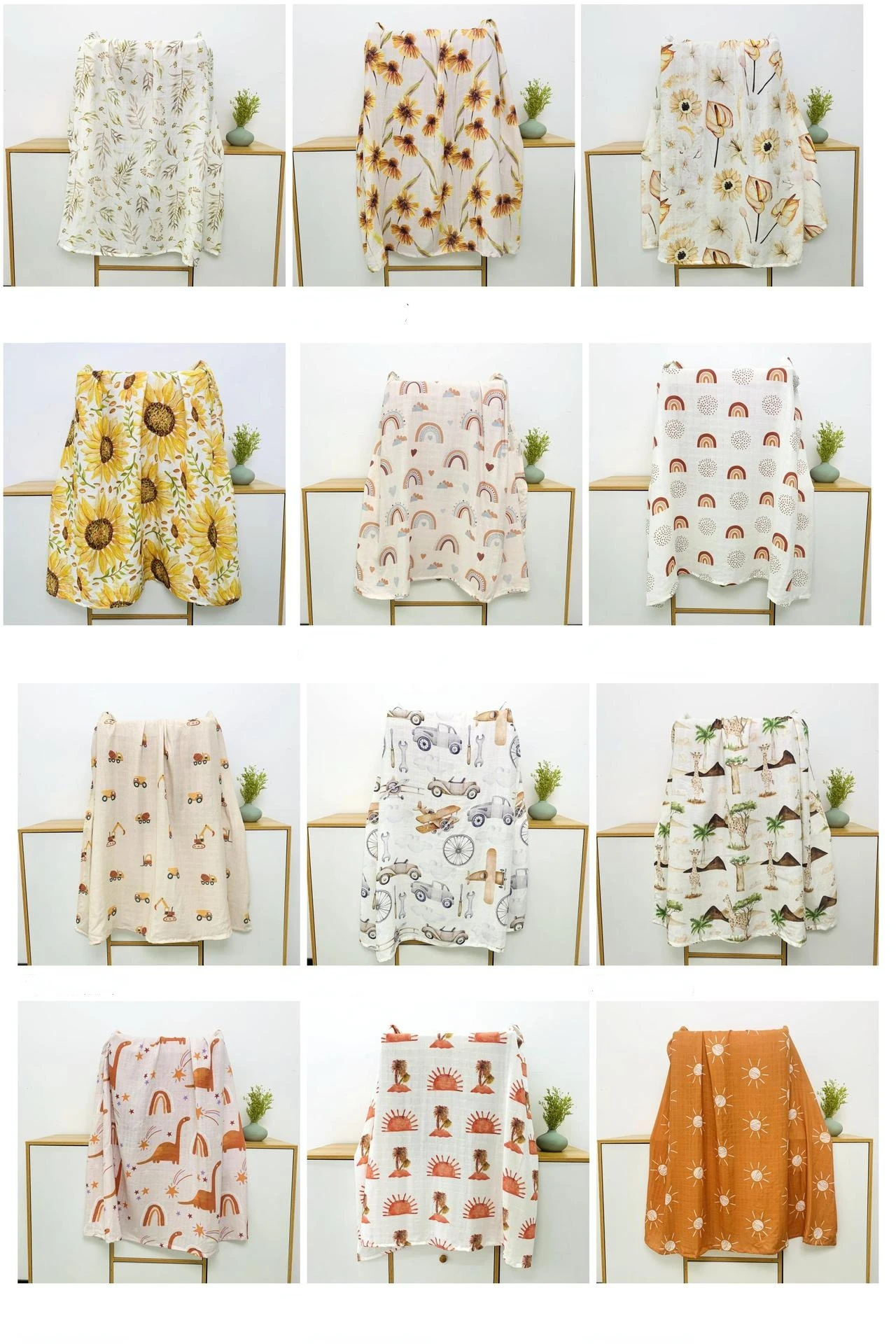 Juego de sábanas para bebé de bambú en cuna - ropa de cama suave - imagen 5