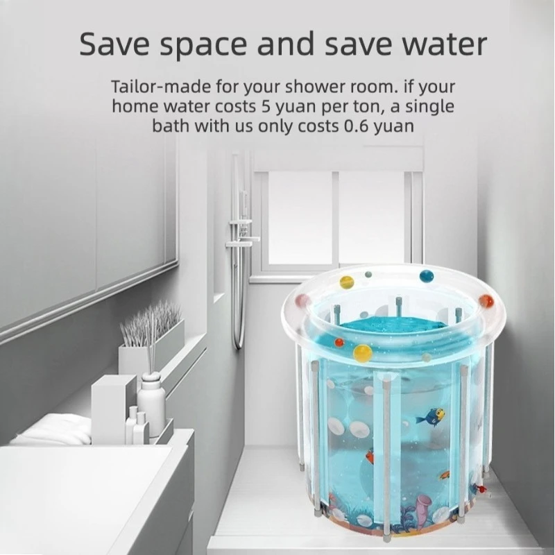 Bañera inflable y plegable para bebé – Uso durante todo el año - imagen 3