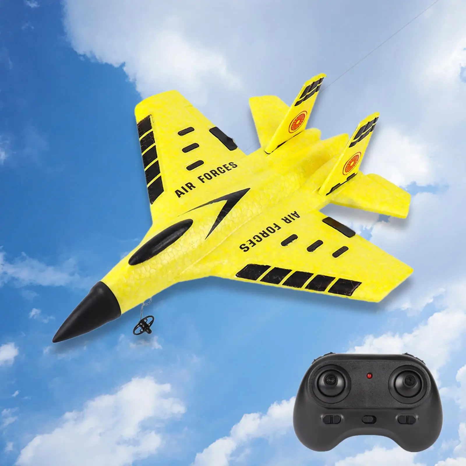 Avión RC portátil para exterior, juguete teledirigido infantil - imagen 3