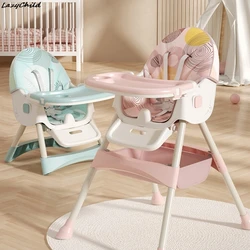 Silla de comedor reclinable para bebé con reposapiés ergonómica