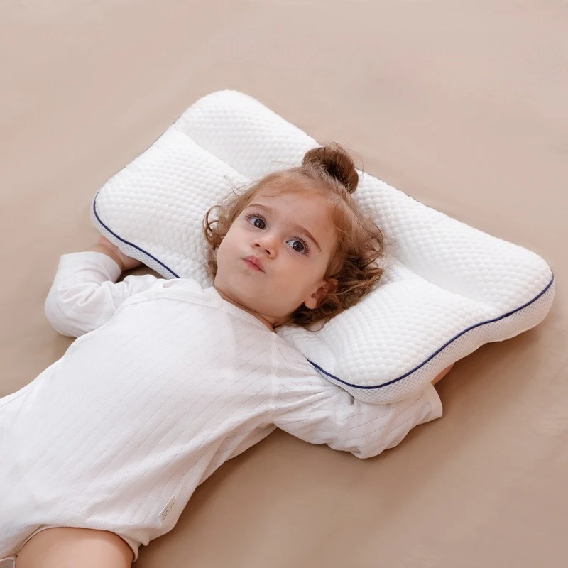 Almohada infantil con soporte cervical y divisiones para niños