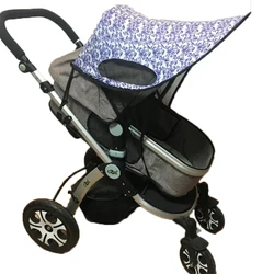 Parasol para cochecito de bebé con visera protectora solar