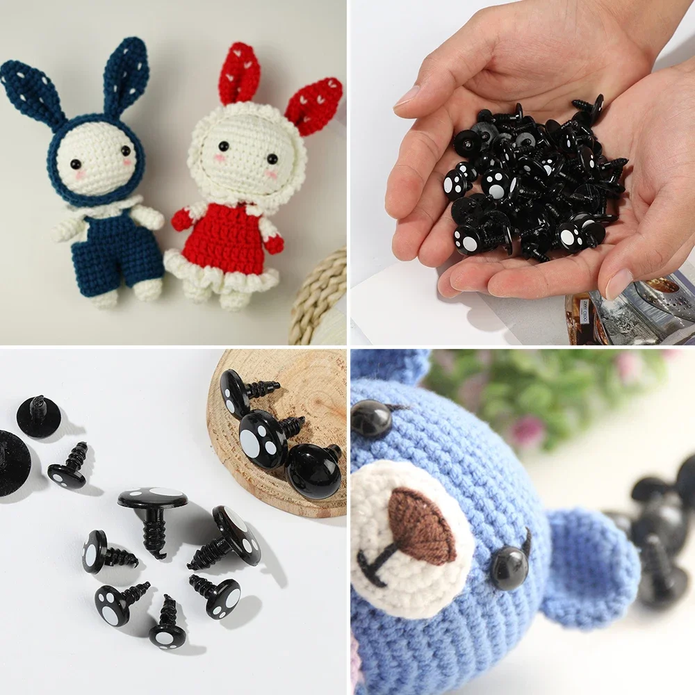 Ojos de muñeca kawaii 8/12/14 mm - seguridad para peluches tiernos - imagen 3