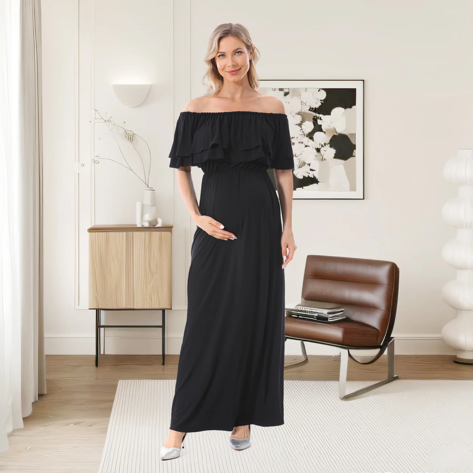 Vestido de linea A para embarazadas
