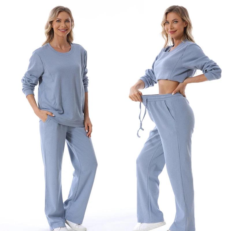 Ropa de maternidad: sudadera y pantalón, moda otoño e invierno