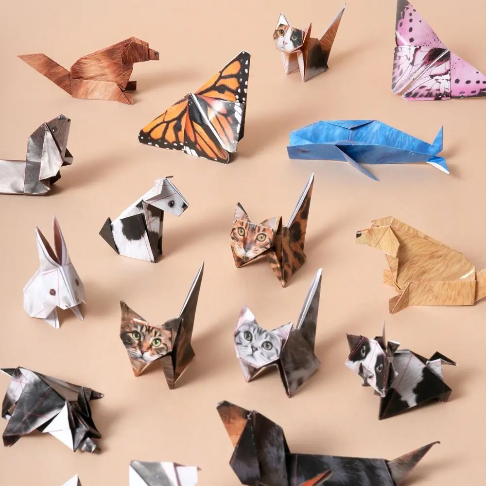 Cuaderno de origami 3D infantil – Plegado y recortable