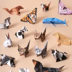 Cuaderno de origami 3D infantil – Plegado y recortable