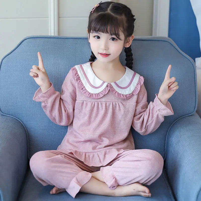 Conjunto de ropa bonita para el hogar de manga larga