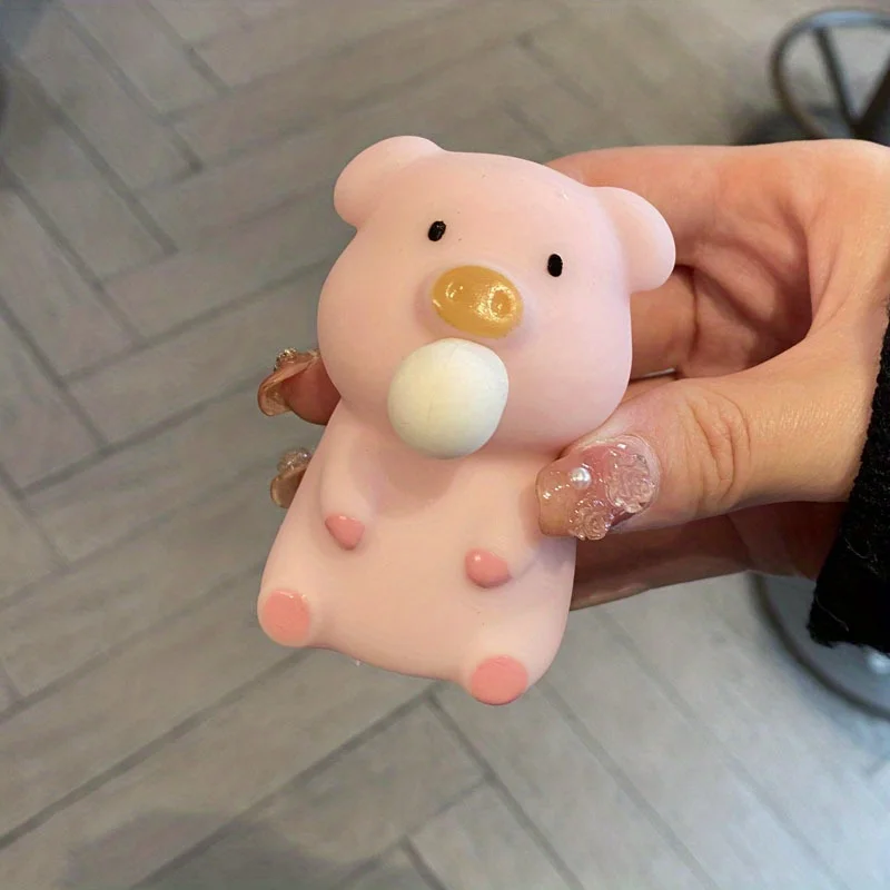 Diseño detallado del cerdito antiestrés