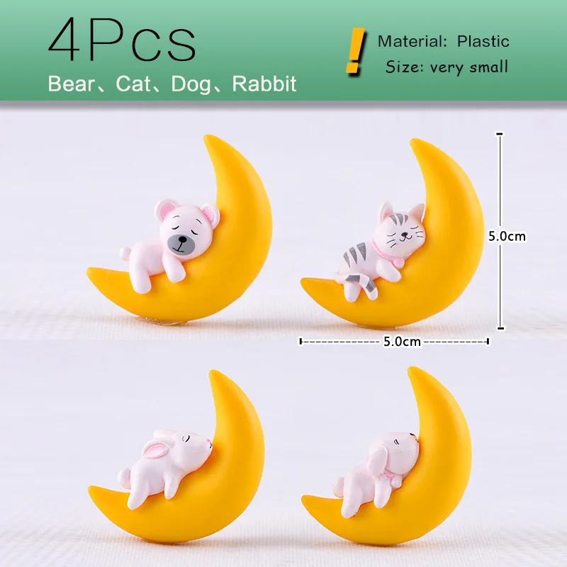Figurita de animales para jardín – Adorno DIY conejo y gato - imagen 3